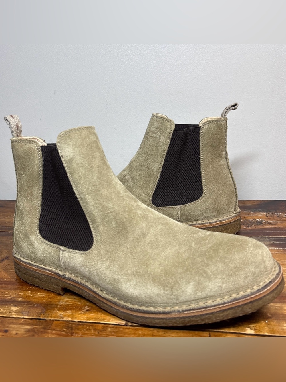 Astorflex Mens 43 Boots US 9.5 Bitflex Suede Chelsea High Top Shoes ankle